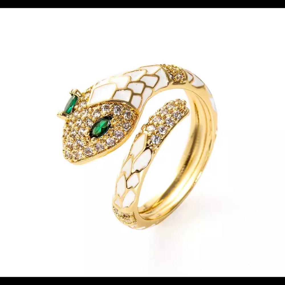 unique snake ring